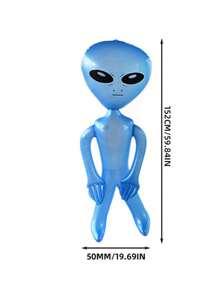 1pc 29/59 Inches Inflatable Alien Decorations,Inflatable Alien Balloons For Pool Party, Birthday, Halloween, Alien-Themed Party