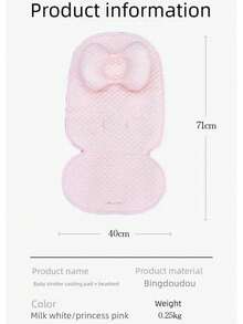 Baby Stroller Cooling Pad, Baby High Chair Summer Universal Cooling Pad, Stroller Cooling Pad Headrest - Multicolor - View 7