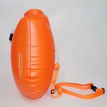 Bolsa Flutuante Impermeável para Armazenamento Externo, Alta Capacidade Fácil de Inflar, Separação Seca e Úmida em PVC Grosso, Boia de Natação, Essenciais de Praia, Acessórios de Praia, Flutuador de Piscina