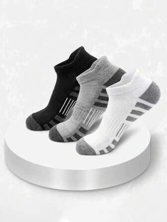 1/6/18 paire(s) de chaussettes de sport à rayures pour femmes, hommes, garçons, filles, unisexe, couples. Chaussettes basses pour le printemps et l'été, idéal comme cadeau
