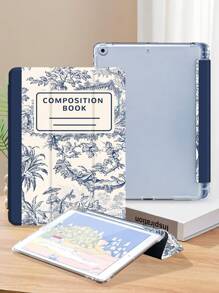 Rural Life Illustration Notebook Style Pattern Tablet Protective Case,Compatible With IPad 9.7/10.2/10.5/10.9/12.9/Pro 11, 10th Gen,Compatible With Samsung Galaxy Tab S6 Lite 10.4 Inch,Compatible With Kindle Paperwhite 12th Gen 2024,Kindle (11th Generation) 2022 Release,Soft Anti-Fall Protection,Smart Stand/Automatic Wake Up/Sleep