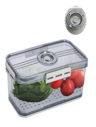 Contenedor De Alimentos Para Refrigerador Con Temporizador