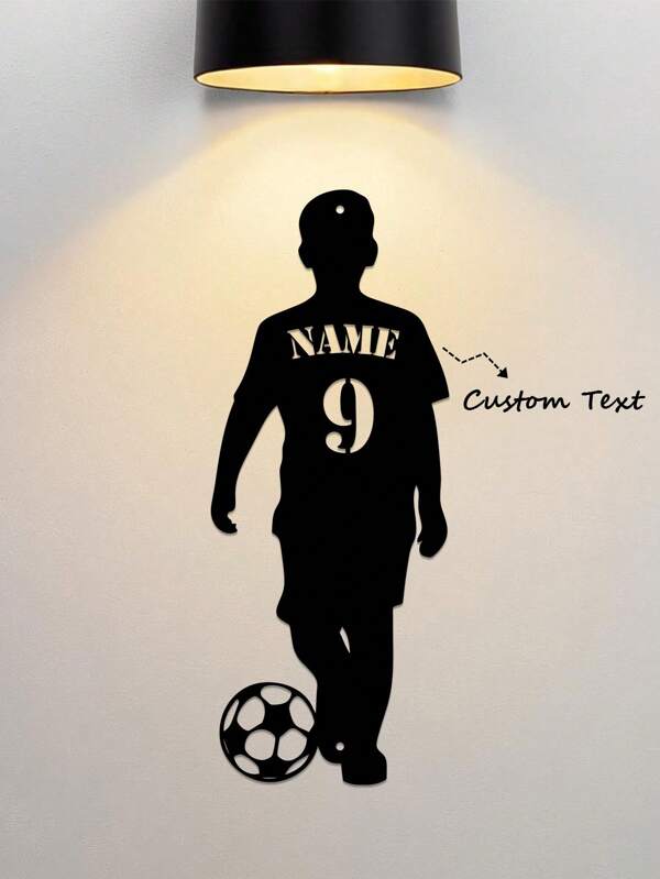 ملصق جداري لاعب كرة قدم مخصص باسم، ملصق جداري كرة قدم باسم شخصي، ملصق جداري لاعب كرة قدم باسم شخصي، ملصق كرة قدم شخصي - زخارف، ديكور المنزل، ديكور الجدران، ديكور الغرفة، ديكور غرفة المعيشة، ديكور غرفة النوم، ديكور الحمام، ديكور المطبخ، ديكور المنزل، هدايا شخصية، طباعة رسومية