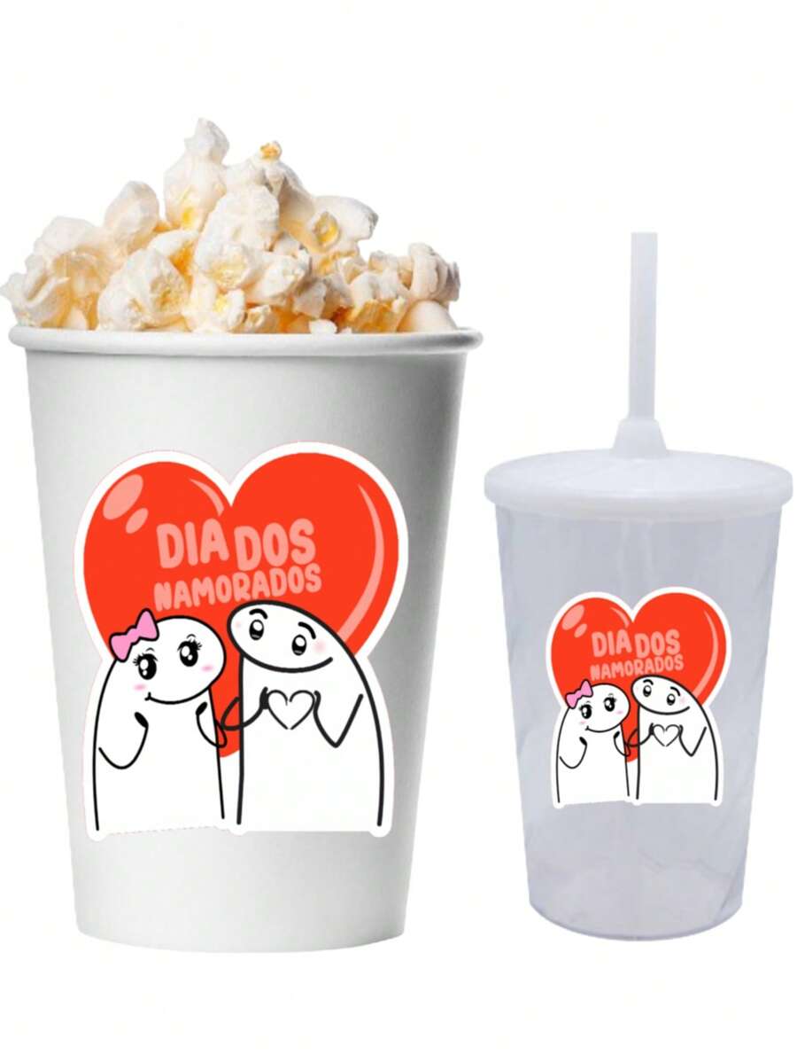 Kit cinema casal dia dos namorados Presente personalizado