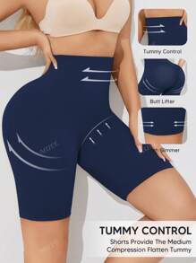Leggings sin costuras con control de barriga y cintura ancha, de alta elasticidad para mujeres