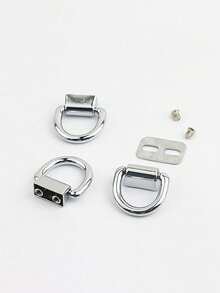 金属D形环龙虾扣，适用于手提包和斜挎包 - DIY钱包链配件，无需工具，可拆卸DIY配件，带螺丝，适用于包包和手机壳。