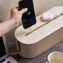 Power Cord Plug Board Storage Box, Anti-electric Shock Child Safety Wire Organizer For Phone Tablet Charger Cable