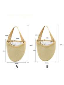 Unisex Ballet Toe Pads, Elastic Toe Protection, Non-Slip Half Palm Pad, Soft Toe Cap Protector