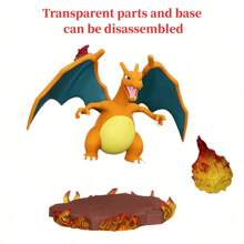 6 Styles Genuine  Toys Showdown Moment Series Anime Figure Charizard Blastoise Venusaur Arcanine Lapras Dragonite Cartoon Model Dolls Collection Toys Gifts