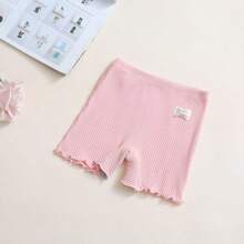 1 pieza/5 piezas Short de seguridad de verano para niñas, forro de entrepierna 100% de algodón delgado, pantalones cortos interiores anti-exposición para niñas, ropa interior para niñas
