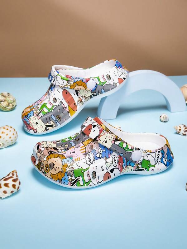 Kids All Season Sandals, Waterproof Non-Slip EVA Casual & Fashion, Comfortable Soft Thick-Soled Beach, Hole Shoes, Sports Slides