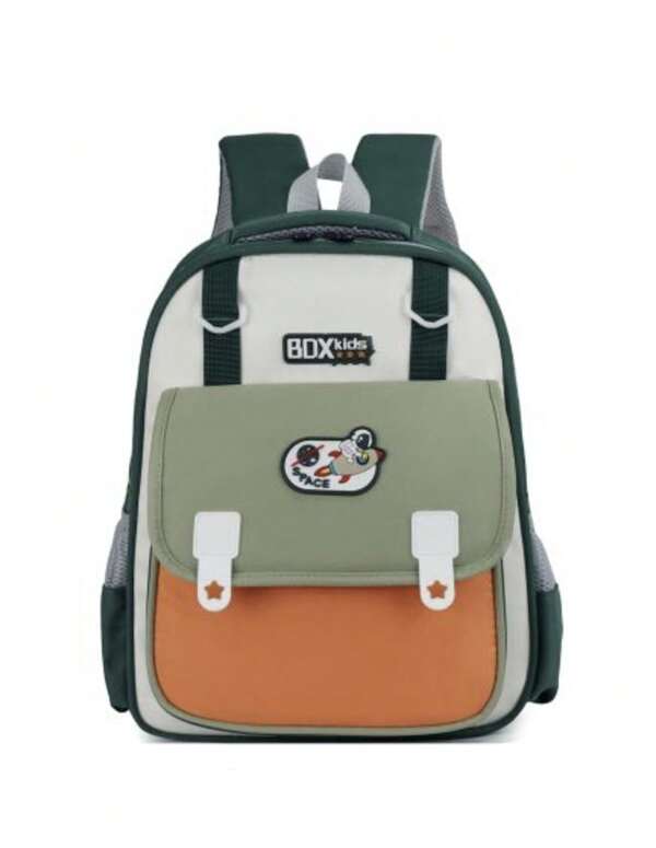 Mochila infantil pré-escola menina menino astronauta foguete