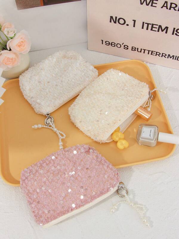 1Pc Sequin Coin Purse With Bow Pendant Coquette Bling Bling Mini Coin Pouch Purse Cute Girly Mini Wallet Key Bag Digital Storage Bag Earphone Bag Coquette Aesthetic Coin Pouch Mini Clutch Wallet Small Card Holder Cute Zipper Pouch Cosmetic Lipstic Bag Mini Make Up Bag Many Colors Gift For Her Travel Essentials Cruise Essentials Dorm Essentials,Wedding Bridesmaid Gifts,Mom Gifts,Birthday Gifts,Gifts For Friends And Teachers,