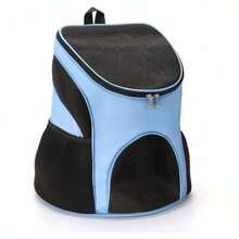 透气狗狗背包，适合小型宠物/猫/小狗，宠物背包带网状通风功能和靠垫背部支撑，适合旅行、露营、散步和户外