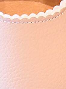 Girls' Princess Shoes, Non-Slip Soft Sole Pink Butterfly Ballet Flats, Suitable For Spring & Autumn