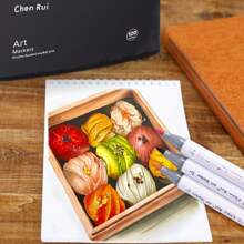 Multiple Colors Alcohol Markers,168/120/80/60/48 Colours Double Tipped Alcohol Markers,Give Impermeable Mat,Chisel & Brush Alcohol-Based Art Marker Set For Adults Coloring Illustration,Great Value Pack For Students Art Class- Refillable Ink Back To School