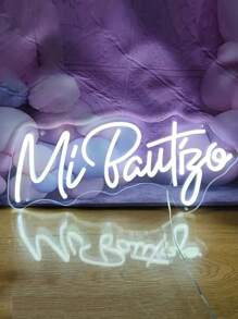 Customized LED Neon Sign, Customized Text Neon Light Sign, Bedroom Neon Light Sign, Birthday Room Decor, Home Party Decoration, USB Powered