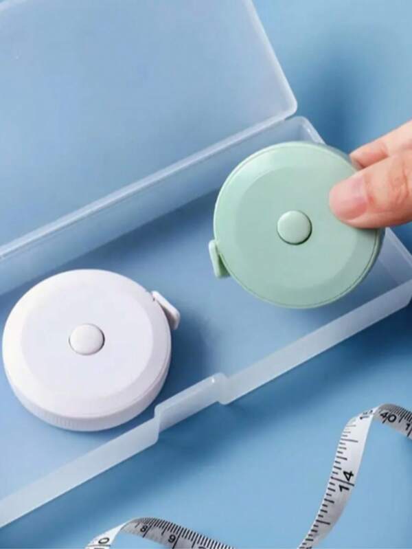 Tailored Ruler, Mini Soft Ruler, 1.5-Meter Plastic Tape Measure, Rubber Ruler, Telescopic Measuring Ruler, Fully Automatic Three Gauge Ruler
