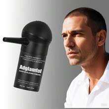 Adglamfu Hair Building Fibers - Natural, No-Mark Fiber For Fuller, 15g Spray-On Formula With Bottle, Perfect For Dates & Parties - 彩色 - 查看 4