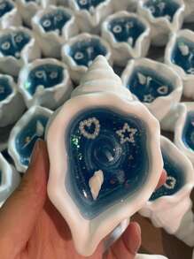 Vela de Aroma de Concha, Enfeite de Aroma de Concha do Mar, Presente Criativo Feito à Mão para o Aniversário da Namorada, Acompanhante