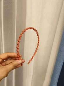 Frosted Multi-Color Fashion Hair Pressing Headband Invisible Wave Headband Summer Sports Face Washing Short Hair Headband Hair Hoop - Multicolor - View 7