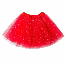 1pc Solid Color Ballet Tutu Skirt For Teenage Girls And Women, Thin Chiffon Puff Skirt, Ballet Dance Dress