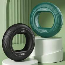 1 Stück Handtrainer Muskeltraining Griffstärke Trainingsgerät Ring aus Silikon, Fitnessstudio, Sport, Gymnastik, Heimtraining