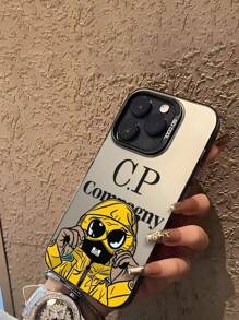 1 pièce Coque de téléphone à la mode et colorée avec imprimé lettres anglaises, compatible avec iPhone 16, 15, 14, 13, 12, 11 Pro Max, Mini, XR, XS, X, 7, 8 Plus, et Samsung/Redmi/OPPO/Vivo/Honor