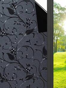 Static Cling Blackout Window Film, Privacy Protection, Thermal Insulation, 100% Blackout, No Glue Required - Black - View 4