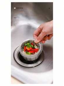 100pcs Disposable Kitchen Sink Strainer Net, Universal Drain Catcher For Sink, Water Pool, Washing Basin, Food Catcher
