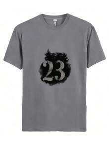 A Black And White Image Of The Number 3. - Grey - View 4