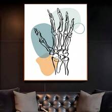 1 pièce Affiche murale de peinture d'art d'anatomie médicale abstraite, décoration de maison, salon, chambre à coucher, bar, cadeau optionnel avec cadre - Multicolore - Voir 27