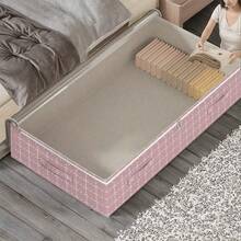 Extra Large Under Bed Storage Bag | Breathable Foldable Clothes, Quilt And Sheet Organizer - Space Saving Bedroom Solution