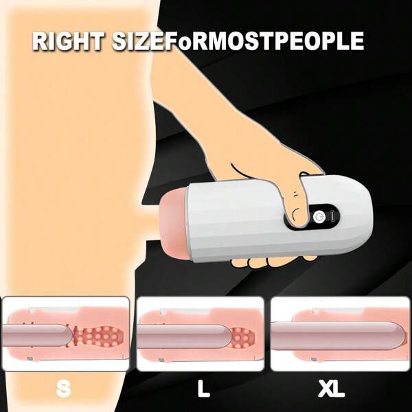 Male Masturbator Hands-Free Automatic Sucking Stroking Oral Sex Masturbation Machine 5D Textured Penis Pump 300mAh Battery Safe Silicone Easy Clean Men's Sex Toy