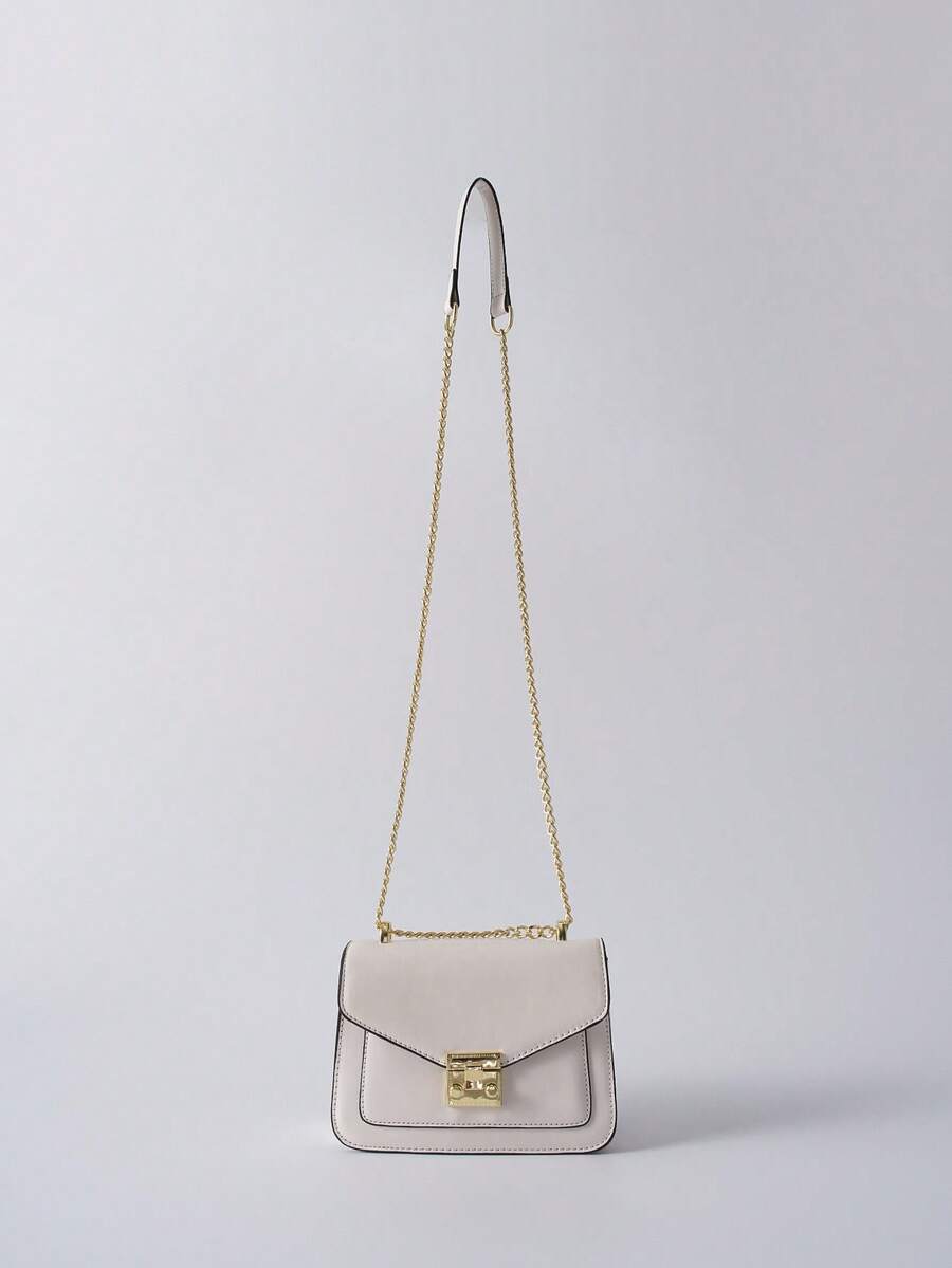 经典简约迷你方形链条包，圣诞节冬季礼物