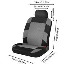 1/2/5pcs Universal Seasonal Car Seat Covers, Fabric, Ultra-Thin, Anti-Dirty, Breathable Elastic Net Cloth Seat Cushion Covers
