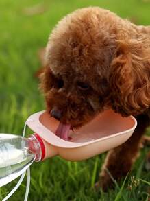 Portable Pet Water Bottle, Durable Plastic Dog Feeding Cup, Travel-Friendly Outdoor Water Bowl, Cat Water Dispenser Accessories For Dogs, Great For Pets