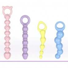Pull-On Anal Plug Series Four Soft Pull-Off Couples' Room Fun Products Sex Toys - Perfect For Beginners To Advanced Users