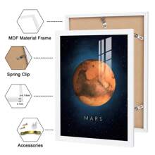 HALFLEMART 1 pieza Póster de lienzo con galaxia espacial, para decoración de sala de estar y dormitorio