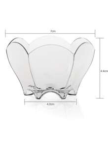 10/25/30/50 Piezas Vasos de postre mini de 70ml de plástico transparente para fiesta, yogur, parfait, pastel de queso, pudín, gelatina y aperitivos