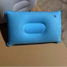 Portable Inflatable Nap Pillow For Outdoor Travel, Compact Square Inflatable Seat Cushion, Lumbar Support Air Pillow - Multicolor - View 9