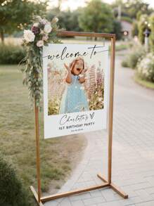 Customized Baby Shower Sign,Birthday Party Welcome Sign, Birthday Welcome Sign Photo, Birthday Party Sign, Party Welcome Sign, Party Sign, Welcome Sign, Mother's Day, Father's Day, Graduation Season Gifts Back To School,Multi-Functional,Ornamental,Letter,Stylish,Modern,Colorful,Cute,Adorable,Casual,Custom,Personalised,Unique,Customized,Ideal Gifts For Him,Ideal Gifts For Her