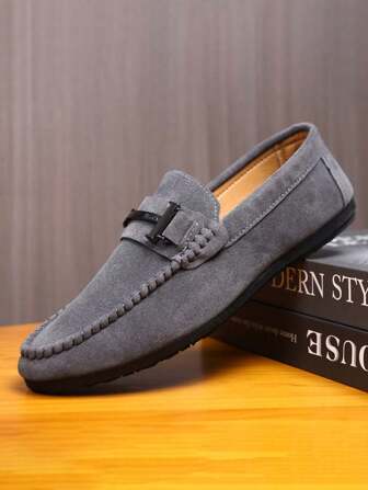 Men's New Fashion Loafers, Classic Comfortable Formal Shoes, Slip-On-On, Lightweight, Driving Shoes (Note: Loafer Sizes Run Small, Customers With Larger Feet Are Advised To Order One Size Up)