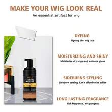 Goiple 16/17pcs Lace Tint Wig Install & Edge Perfecting Kit – Extreme Firm Hold Lace Wig Adhesive,Tint Mousse, Long-Lasting Edge Control & Wax Stick, Fast Melting Spray And Remover, Sweatproof, Curly/Wavy/Straight Hair,Wig Caps,Styling Brushe,Elastic Band - 16件中棕色 - 查看 2