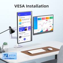 Uperfect Unify B5 - Upgrade 15.6" VESA Portable Monitor 1080P Display 15.6 Inch VESA Portable Monitor! 15.6 inch all-in-one design portable monitor can reduce the burden of the backpack, brings convenience to users. For a PC/Laptop which supports Thunderbolts 3 and a mobile phone which supports USB 3.1, you can connect it with the included Type-C to Type-C cable to provide video, audio, and power to the monitor. In addition, if you use the included USB adapter and power cable to power the monitor, it can also power your computer or smartphone at the same time. The portable display is also equipped with an OTG port (micro USB) for connecting the mouse or keyboard.