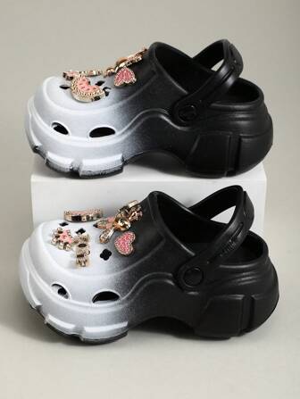 Kids Peep-Toe Slides, Gold Bunny Anti-Slip Open-Toe Sandals For Boys & Girls, Available In Small/Medium/Large, Summer Beach Slippers