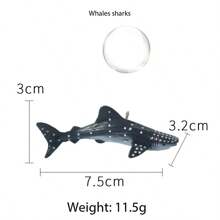 1pc Popular Fish Tank Decoration Lifelike Shark & Blue Whale Underwater Scenery, Floating Seascape Ornament