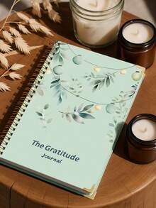 Trees 2026 Colorful Gratitude Journal 5 Minutes, Simple Undated Daily Gratitude Journal For Happiness, Mindfulness And Affirmation, With Colorful Index Stickers, Suitable For Work And Home, Gift For Friends And Family - Green - View 2