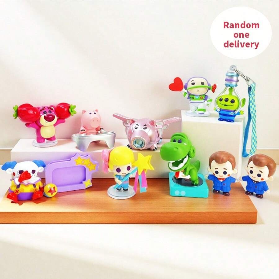 Miniso Pixar Toy Story Life Series Action Figure Blind Box, Fun Collection Series, Suitable For Collection, As Birthday/Holiday Gifts, Suitable As A Keychain Or Bag Decoration (1 PC, Random Delivery) - Multicolor - View 1