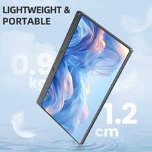 Uperfect Unify B5 - Upgrade 15.6" VESA Portable Monitor 1080P Display 15.6 Inch VESA Portable Monitor! 15.6 inch all-in-one design portable monitor can reduce the burden of the backpack, brings convenience to users. For a PC/Laptop which supports Thunderbolts 3 and a mobile phone which supports USB 3.1, you can connect it with the included Type-C to Type-C cable to provide video, audio, and power to the monitor. In addition, if you use the included USB adapter and power cable to power the monitor, it can also power your computer or smartphone at the same time. The portable display is also equipped with an OTG port (micro USB) for connecting the mouse or keyboard.